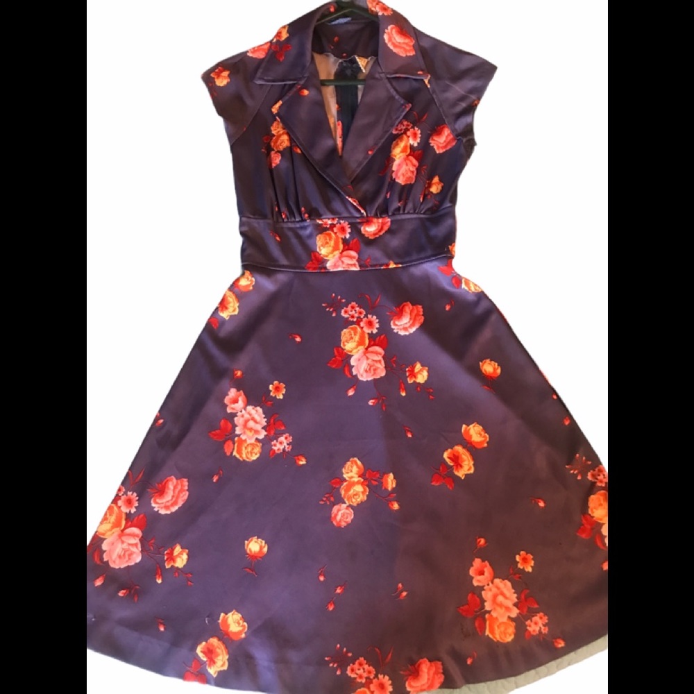 Retro Floral Dress